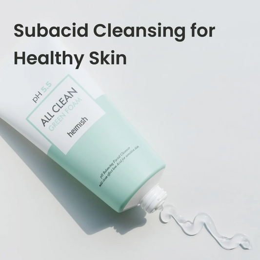 pH 5.5 all clean green foam heimish