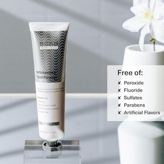 Boka Fluoride Free Toothpaste Nano Hydroxyapatite, Helps Remineralize, Appropriate for Sensitive Teeth, Whitening