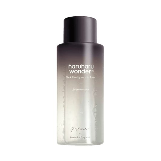 haruharu wonder Black Rice Hyaluronic Toner 150ml, refreshing and nourishing, perfect for all skin types, fragrance free.