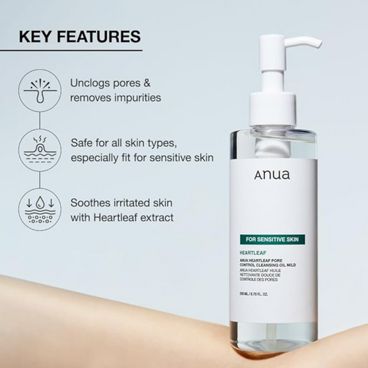 Anua Heartleaf Pore Control Cleansing Oil Mild