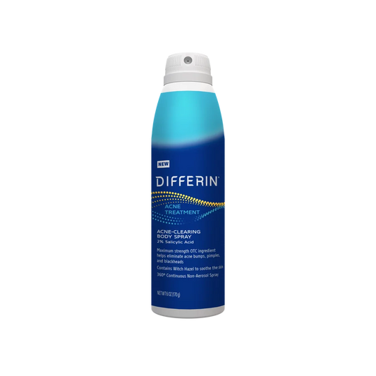 Differin Acne Body Spray- Acne Treatment with Salicylic Acid 170g