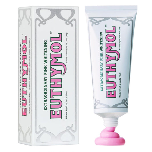 EUTHYMOL Whitening Toothpaste (106g) - Stain Removal in 2 Weeks, Long-Lasting Freshness for Sensitive Gum & Teeth