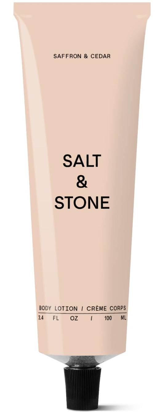 SALT & STONE Body Lotion 100ml - Safrron & Cedar