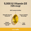 NatureWise Vitamin D3 5000iu (125 mcg) 360 -Day Supply for Immune Support, Healthy Muscle Function, and Bone Health - Non-