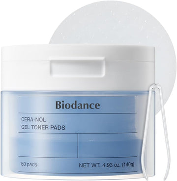 Biodance Cera-NOL Gel Toner Pads, Pre-Soaked Pads (140g)*60Pads