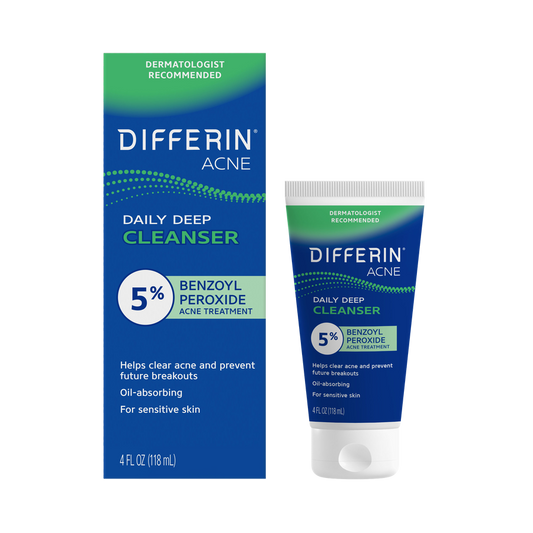 Differin Acne Face Wash with 5% Benzoyl Peroxide 118ml