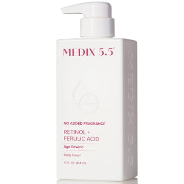 MEDIX 5.5  Fragrance Free Retinol Face Moisturizer & Body Lotion 444ml