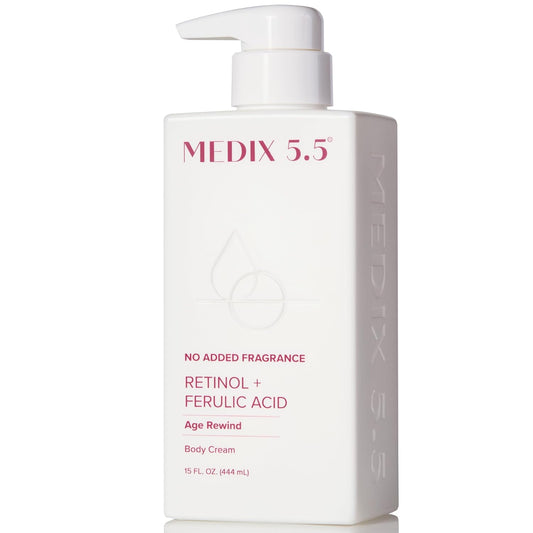 MEDIX 5.5  Fragrance Free Retinol Face Moisturizer & Body Lotion 444ml