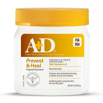 A+D Original Diaper Rash Ointment Prevents & Treats Diaper Rash 454g