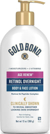 Gold Bond Age Renew Retinol Overnight Body & Face Lotion 368g