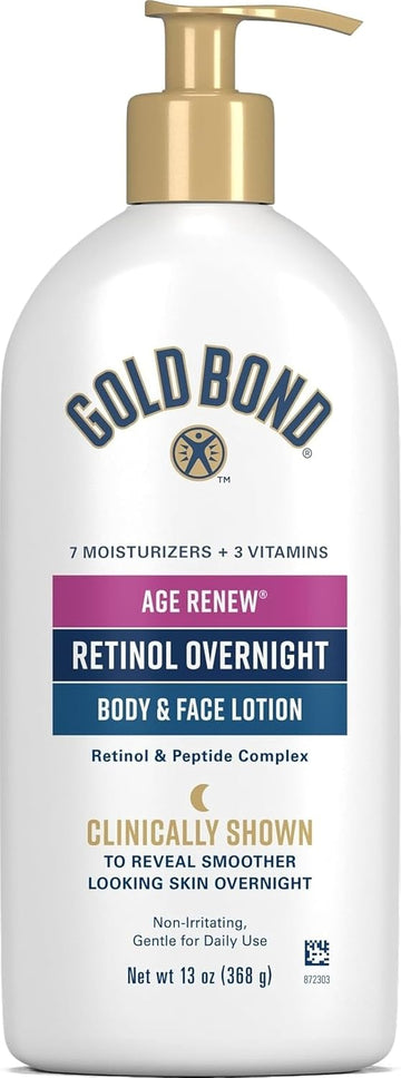 Gold Bond Age Renew Retinol Overnight Body & Face Lotion 368g
