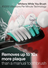 Aquasonic Black Series Ultra Whitening Toothbrush