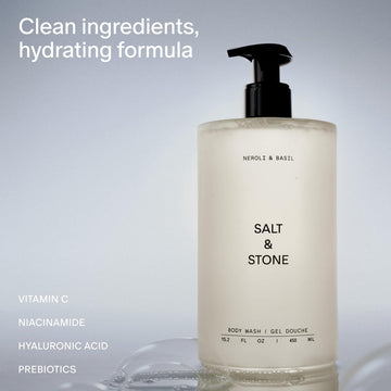 Salt & Stone Body Wash Neroli & Basil 450ml