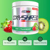 EHP Labs OxyShred Pre Workout Powder with L Glutamine & Acetyl L Carnitine, Energy Boost Drink - Kiwi Strawberry, 60 Servings