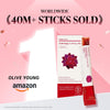 FOODOLOGY Coleology Cutting Stick Jelly (Pomegranate) – Dietary Fiber Supplement for Healthy Weight Management – 10 Sticks