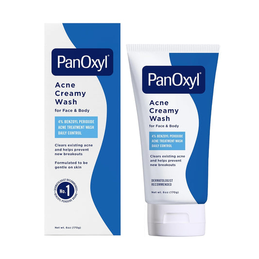 Panoxyl Acne Creamy  4% Benzoyl Peroxide Acne Treatment Wash