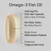 Sports Research® Omega-3 Fish Oil 1250mg - Triple Strength Fish Oil 90 Servings