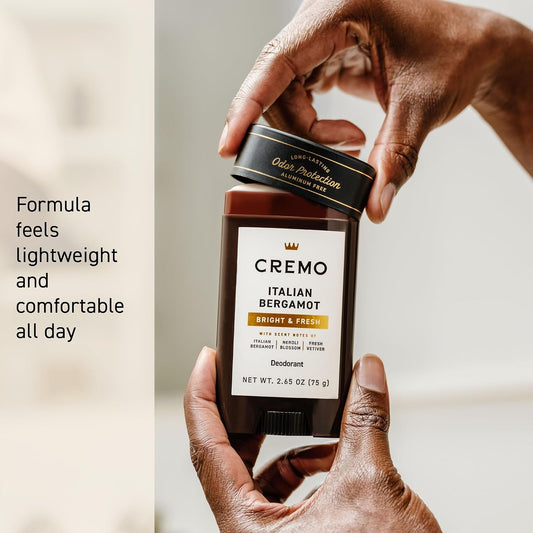 Cremo Italian Bergamot Aluminum Free Deodorant 75g