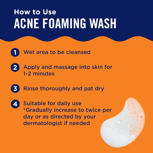 PanOxyl Acne Foaming Wash 10% Benzoyl Peroxide 156g