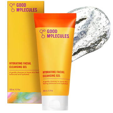 Good Molecules Hydrating Facial Cleansing Gel, Gentle Face Wash, 200ml