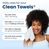 Clean Skin Club Clean Towels® Original XL 50ct