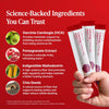 FOODOLOGY Coleology Cutting Stick Jelly (Pomegranate) – Dietary Fiber Supplement for Healthy Weight Management – 10 Sticks