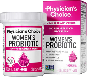 Physician's CHOICE Probiotics for Women - PH Balance, Digestive, UT, & Feminine Health - Women Probiotic - 30 CT