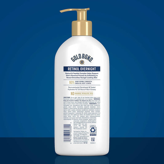 Gold Bond Age Renew Retinol Overnight Body & Face Lotion 368g