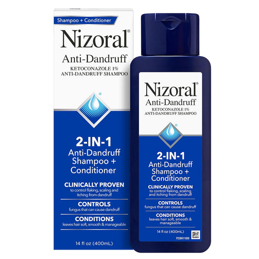 Nizoral 2-in-1 Anti Dandruff Shampoo and Conditioner 400ml 1% Ketoconazole