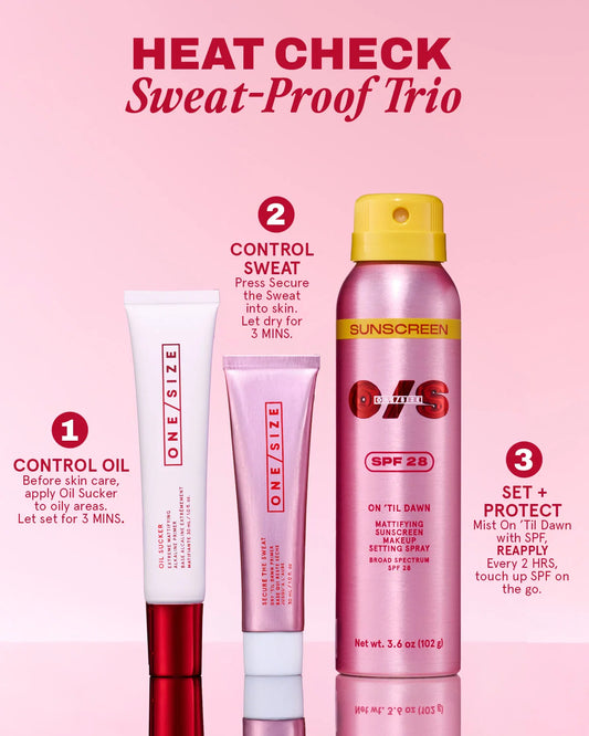 ONE/SIZE Heat Check No Melt, No Shine Trio