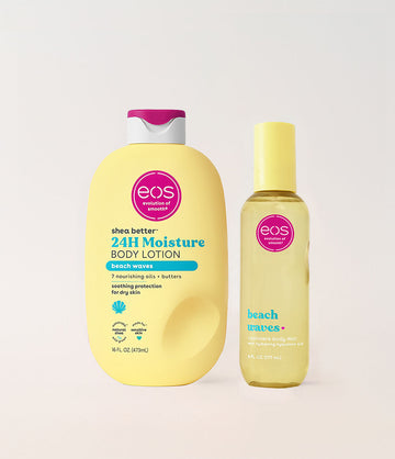 EOS Beach Waves Body Care Set | Body Mist & Lotion