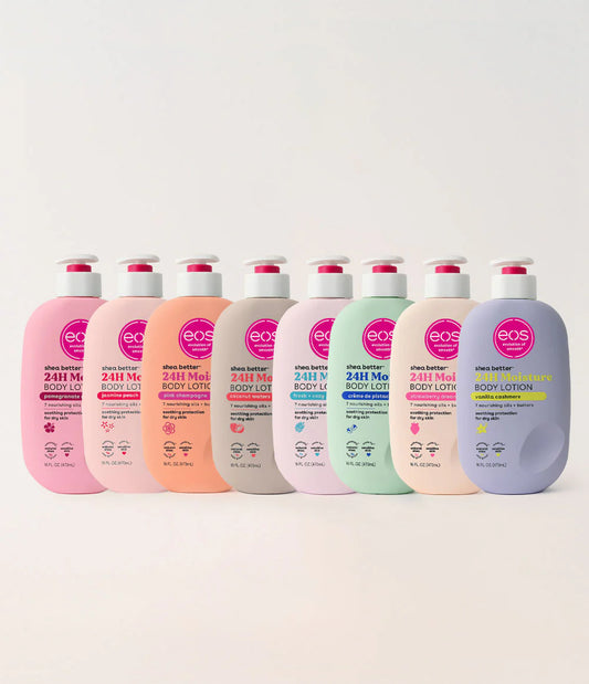 eos Shea Butter Body Lotion-  24-Hour Moisture Skin Care, Lightweight & Non-Greasy, Made with Natural Shea, Vegan, 16 fl oz