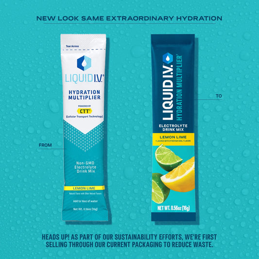 Liquid IV Lemon Lime Hydration Multiplier® 16 Pack