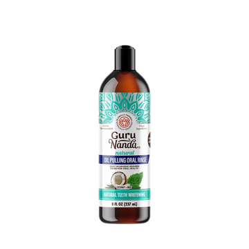 GuruNanda Oil Pulling Oral Rinse Coconut + Mint, 8.0 fl oz