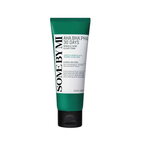 SOME. BY MI AHA BHA PHA 30DAYS MIRACLE ACNE CLEAR FOAM 100ML\