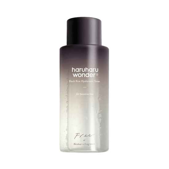 haruharu wonder Black Rice Hyaluronic Toner 150ml, refreshing and nourishing, perfect for all skin types, fragrance free.