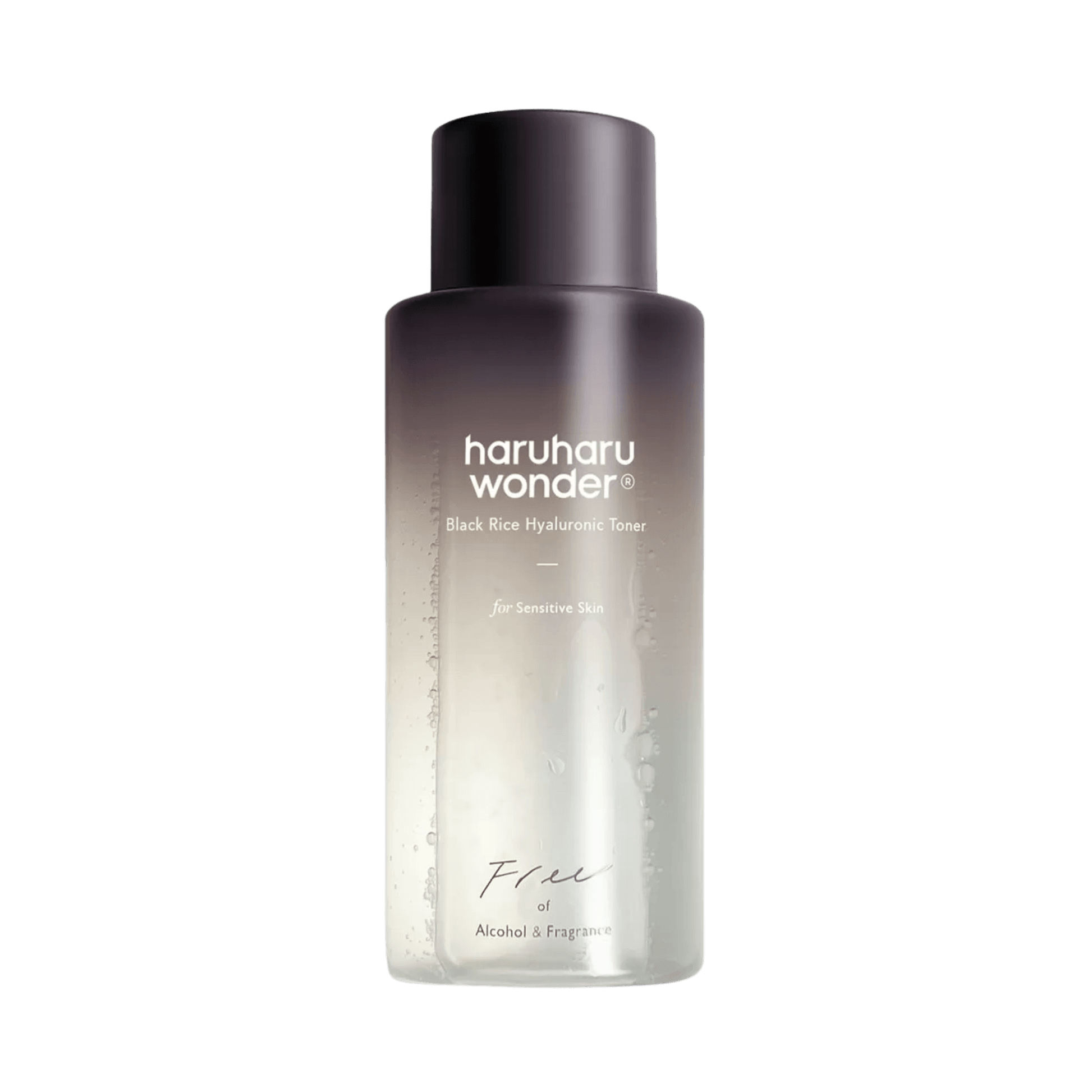 haruharu wonder Black Rice Hyaluronic Toner 150ml, refreshing and nourishing, perfect for all skin types, fragrance free.
