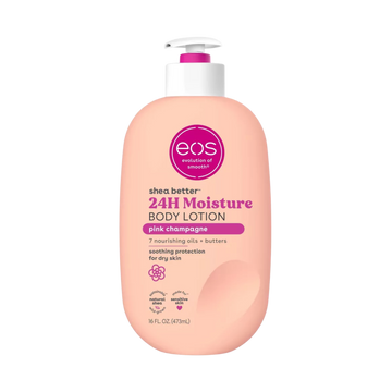 eos Shea Butter Body Lotion- Vanilla Cashmere, 24-Hour Moisture Skin Care, Lightweight & Non-Greasy, Made with Natural Shea, Vegan, 16 fl oz