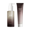 Haruharu Wonder Double Cleansing Duo for all skin types, featuring nourishing cleansing oil and soft gel for refreshing cleanse.