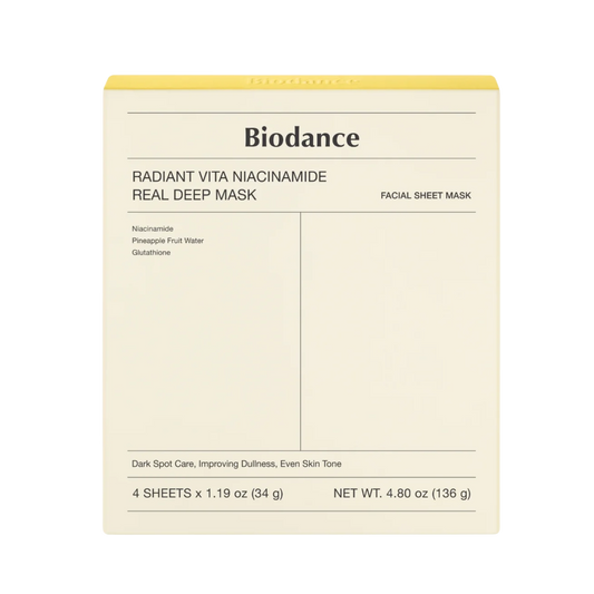 Radiant Vita Niacinamide Real Deep Mask 1Box (34g*4ea)