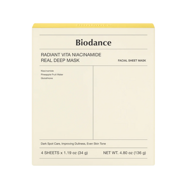 Radiant Vita Niacinamide Real Deep Mask 1Box (34g*4ea)