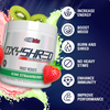 EHP Labs OxyShred Pre Workout Powder with L Glutamine & Acetyl L Carnitine, Energy Boost Drink - Kiwi Strawberry, 60 Servings