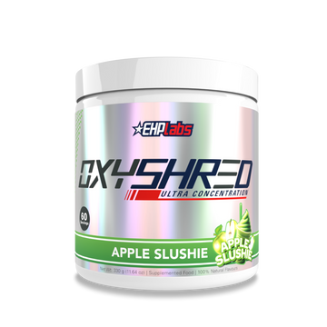 EHP Labs OxyShred Pre Workout Powder with L Glutamine & Acetyl L Carnitine, Energy Boost Drink - Kiwi Strawberry, 60 Servings