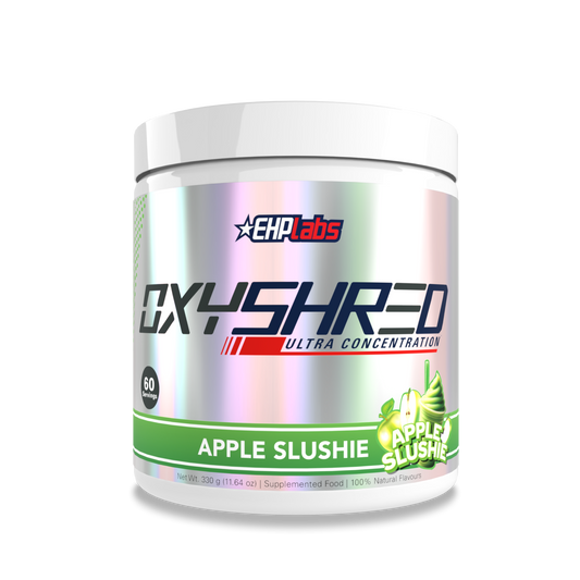 EHP Labs OxyShred Pre Workout Powder with L Glutamine & Acetyl L Carnitine, Energy Boost Drink - Kiwi Strawberry, 60 Servings