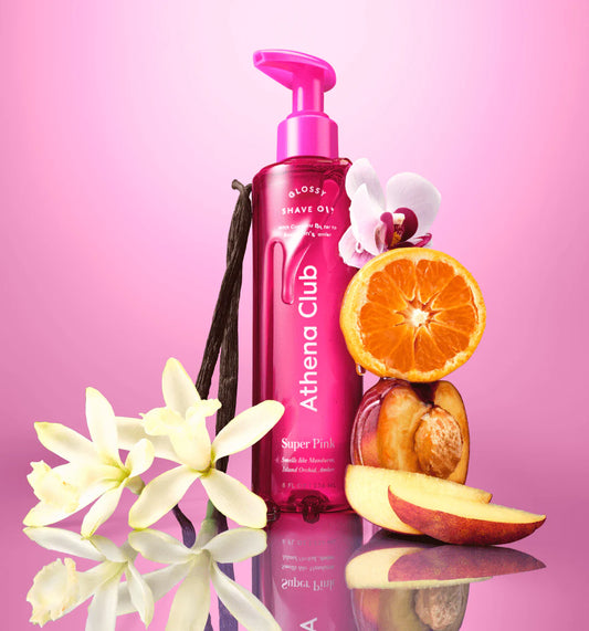 Athena Club Glossy Shave Oil Super Pink 236ML