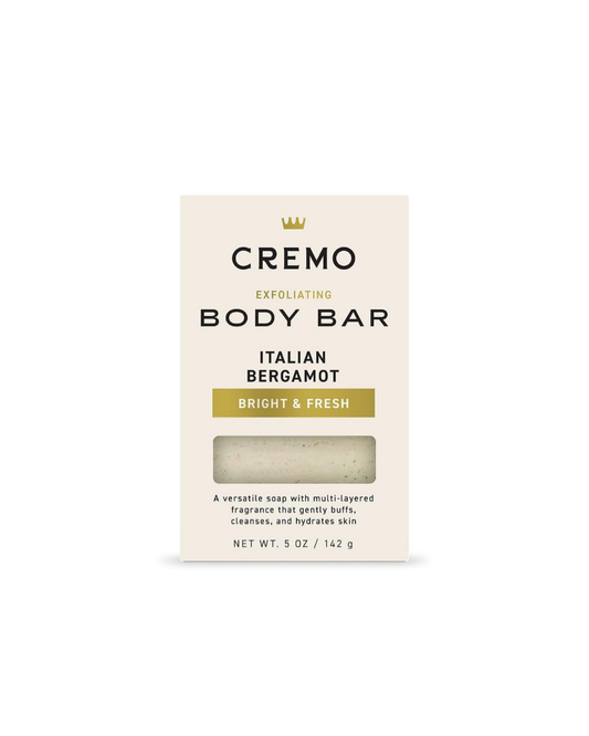 Cremo Exfoliating Body Bar Italian Bergamot Scent 142g
