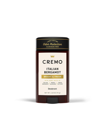 Cremo Italian Bergamot Aluminum Free Deodorant 75g