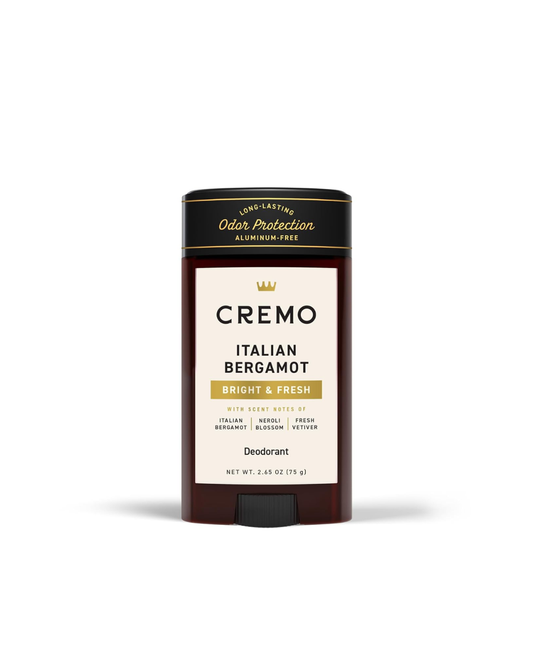 Cremo Italian Bergamot Aluminum Free Deodorant 75g