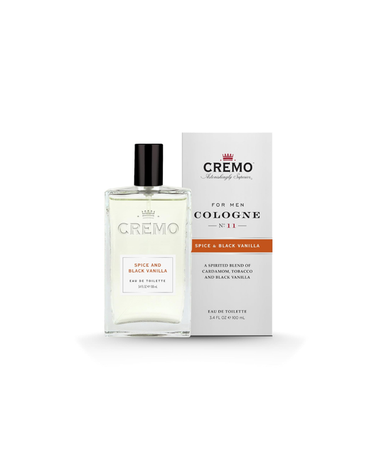 Cremo Cologne for Men, Spice & Black Vanilla EDT 100ml