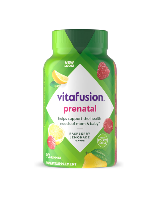 Vitafusion Prenatal Vitamin Gummies for Women | 90 Count | Folate & DHA